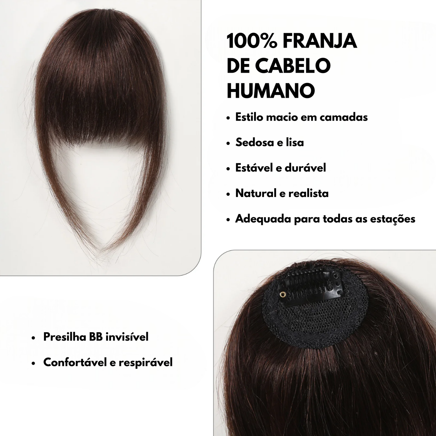 Aplique de Franja 100% Natural