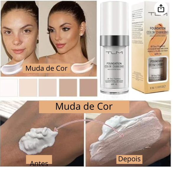 Base Liquida que Muda Cor