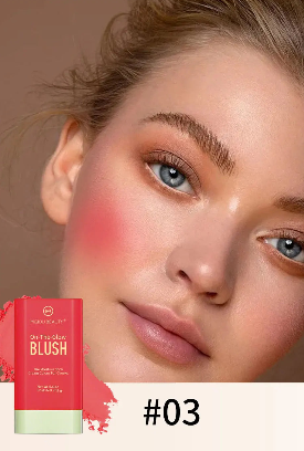 3 em 1: Blush Hidratante para Lábios e Bochechas