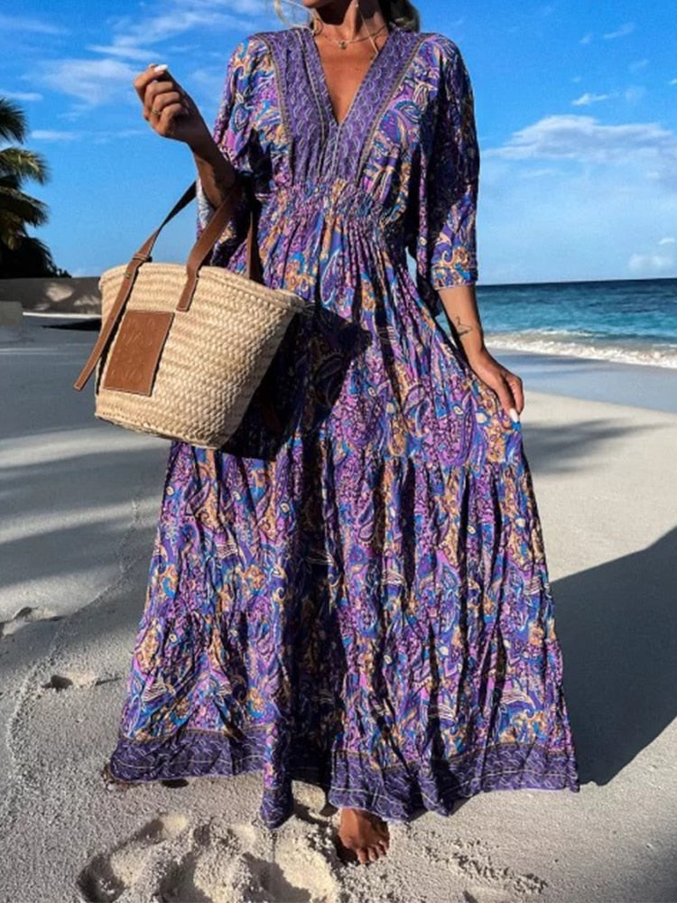 Vestido Boho Rhavana