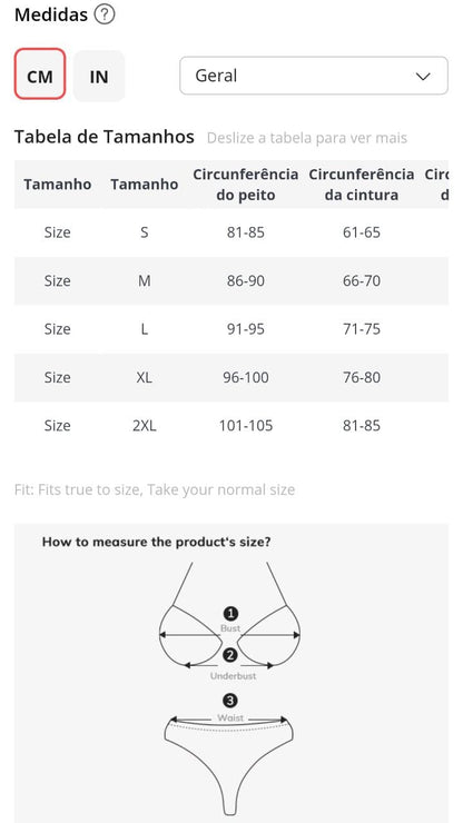 Conjunto Biquíni Elisa