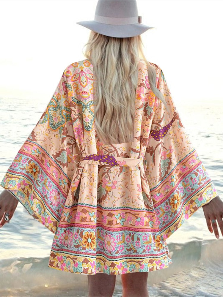 kimono Boho Violeta